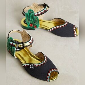 Miss L Fire Serape Sandals, VGUC, Size 7